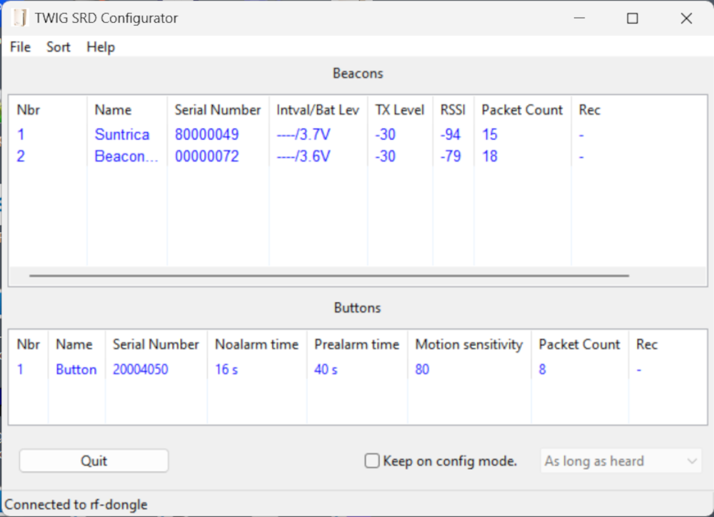 TWIG Beacon Configurator