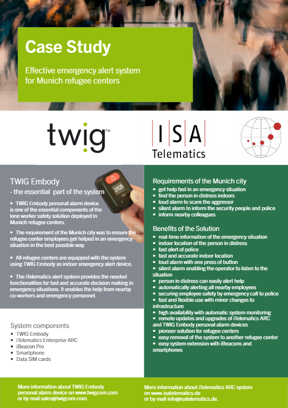 Case Study: TWIG Embody protecting lone workers in indoor emergency situations