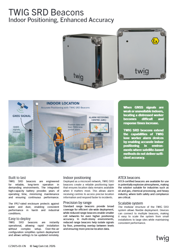 TWIG SRD Beacon Datasheet EZ3425-EN