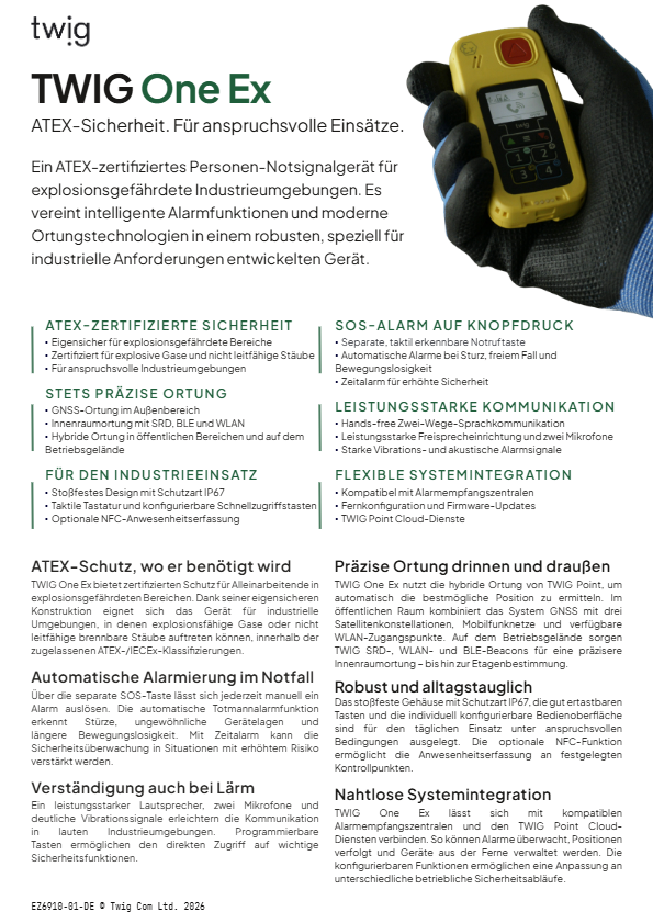 TWIG One Ex Datenblatt EZ6910-DE
