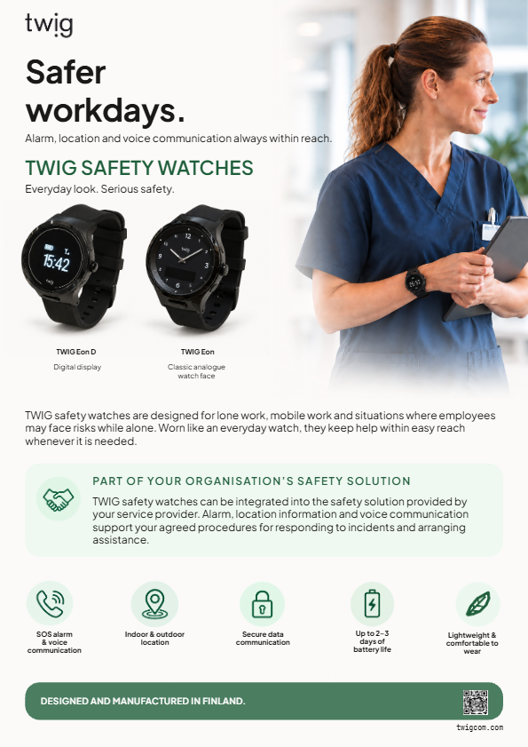 TWIG Safety Watches Brochure EZ7110-EN